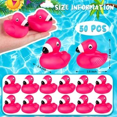 Flamingo Rubber Duckies for Kids, 12PCS Pink Duck Bath Small,