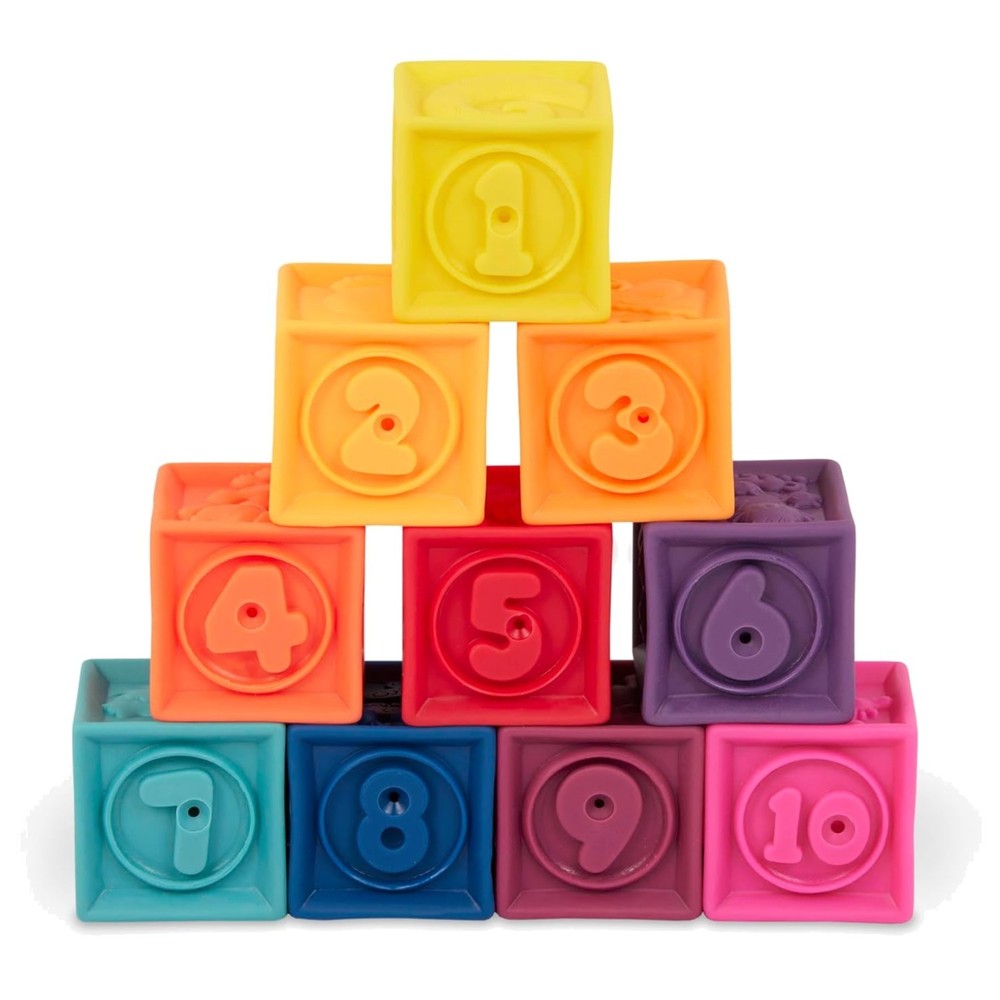 Baby Blocks – Stacking & Building Toys for Babies – 10 Soft & Educational Blo…