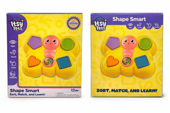 Itsy Tots Shape Smart Butterfly Sorter Toy 12M+ Learning Sensory