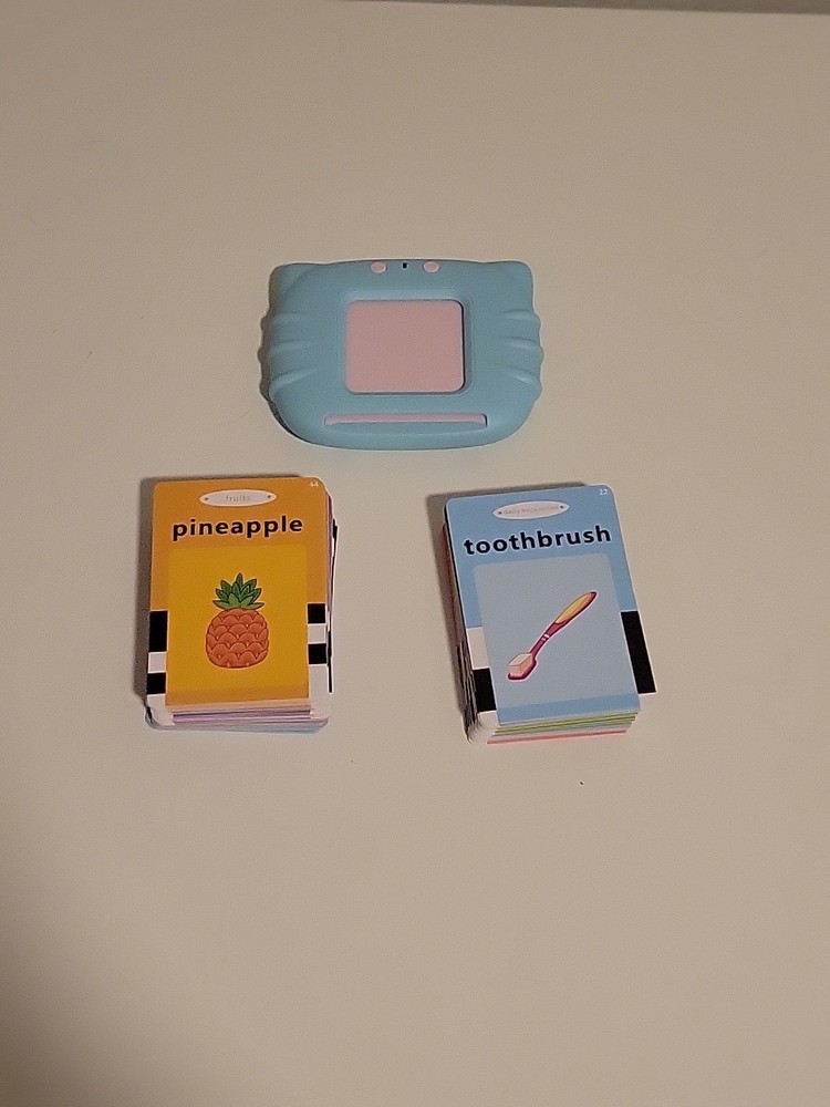 QUTZ ABC TALKING FLASH CARDS FOR TODDLERS 2-4 – BLUE