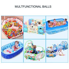 100PCS Ocean Balls 5.5cm Colorful Soft Baby Kids Pit Balls Swim Fun Play Toys US