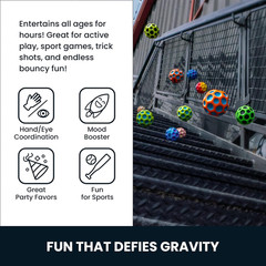 the Original Moon Ball – Hyper Bouncy Ball – Makes Pop Sound When Bounced – All