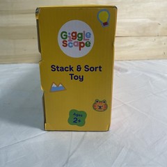 Giggle Scape Stack & Sort Toy, 66pcs Letters, Numbers, Colors, Animals