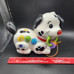 VTech Pull and Sing Puppy Dalmatian Infant Toy 6-36 Months Tested And Working