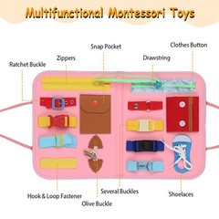 Educational Kids Busy Board Sensory Activity Board for Montessori Learning Gifts