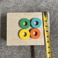 Lovevery Count & Slide Ring Chute Wooden Toy The Realist Play Kit Montessori