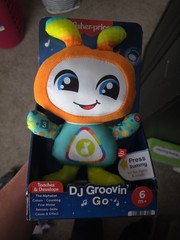 Fisher Price DJ Groovin’ Go Interactive Baby Toddler Learning Toy Music & Lights