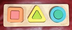 Lovevery Geo Shapes Wooden Puzzle, The Realist Play Kit 19,20,21, Montessori toy