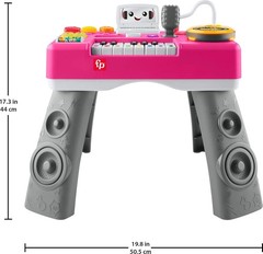 Fisher-Price Laugh & Learn Mix & Learn DJ Table, Musical Learning Toy for Baby