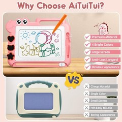 Magnetic Drawing Board Toddler Toys Gift for Girls Boys, Color Sketch Writing…