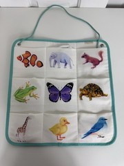 Lovevery Quilted Critter Pockets The Realist Play Kit Cotton Montessori Matching