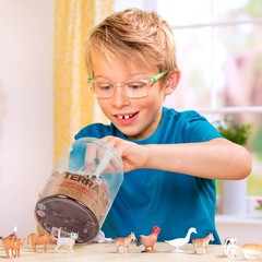 60pcs Miniature Farm Animal Figurines Set for Educational Play – Ages 3+