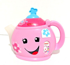 Fisher Price Teapot Laugh & Learn Sweet Manners Tea Pot Musical Toy 2016 Used