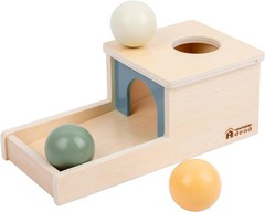 Wooden Toy for 6-12 Month Baby 3 Balls,Sorting and Stacking Colorful Learning Ed