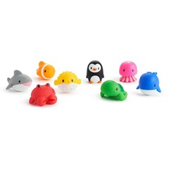 Munchkin Baby Bath Toy Squirts for Babies and Toddlers 9 Months 8 Pack, Ocean