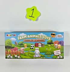 Learning Toys for 1,2,3 Year Old Toddlers, 20Pcs Farm Animals Toys NIB