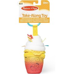 Melissa & Doug Multi-Sensory Bubble Tea Take-Along Clip-On Infant Toy