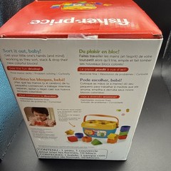 Fisher-Price Baby’s First Blocks Set of 10 Blocks To Sort New In Box