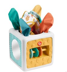 Tissue Fun Activity Cube Baby Sensory Crinkle Toys for Newborns, Unisex