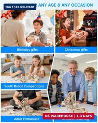 Robot Arm Kits, Robotics for Kids Ages 8-12 14-16 STEM Toys, DIY Science Experim