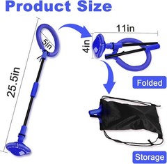 Skip Ball, Portable Foldable Colorful Flash Wheel Swing Ball, Kids Toys for G…