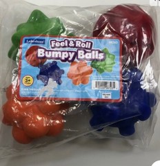 BRAND NEW SEALED Lakeshore Feel & Roll Bumpy Balls FR263 Motor & Sensory Skills
