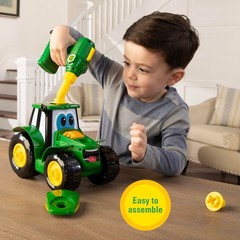 Take Apart Tractor Toy Set for Toddlers – STEM Building Toys with 16 Pieces & To