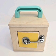 Lovevery Lock Box Toy The Realist Play Kit Montessori Learning Toy Wood Puzzle