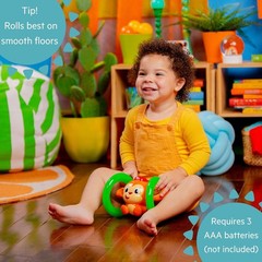 Roll & Glow Monkey Crawling Baby Toy with Lights & Sounds – 6 and Up
