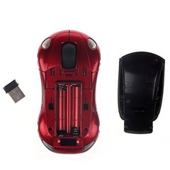 Sport Car Shape 2.4GHz Wireless Mouse Optical Cordless Mice with USB Receiver…
