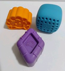 Fat Brain Toys Sensory Shape Sorting Cube Toy Replacement Shapes Blocks Lot