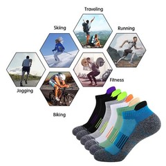 JOYNÉE Mens Ankle Athletic Low Cut Socks Running Sports Cushioned Sock for