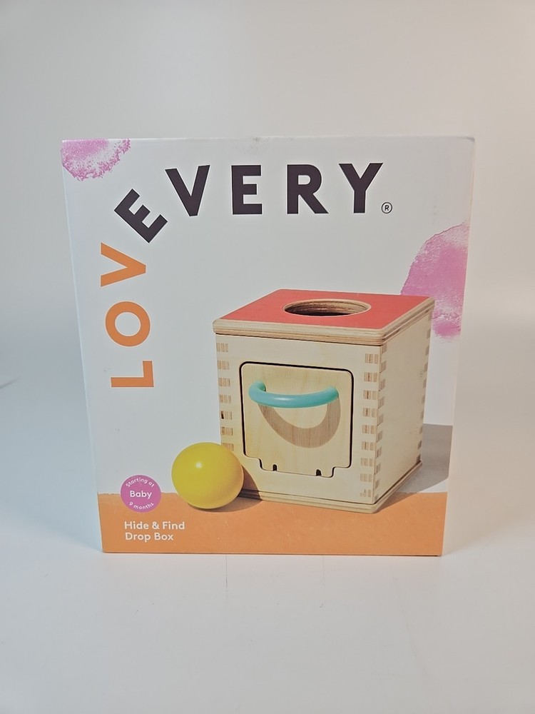 Lovevery Hide & Find Drop Box – Practice Hand-eye Coordination Montessori