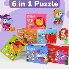 Animal Matching Jigsaw Puzzles for Baby Toddler Preschool Kids Children Learning