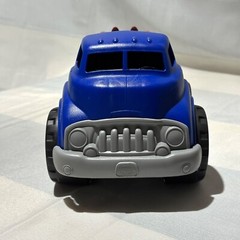 Green Toys Blue Flatbed Truck & Red Race Car Made in USA Excellent for Toddlers