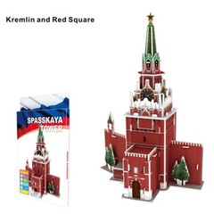 Kremlin Square Winter Palace Spasskaya Tower 3D Paper Puzzle Building Model Toy