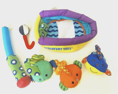 Discovery Toys Float Your Boat Fun Kids’ Fishing Bath Toy with 3 Squirting Fish