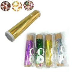 DIY Colored Rotating Kaleidoscope Kits Science Educational Craft Kid T~O..X