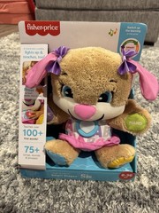 Fisher Price Laugh & Learn Smart Stages Sis Puppy Musical Plush Toy FDF22 New