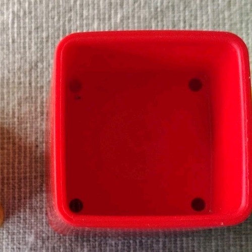 Fisher Price Brilliant Basics Shape Sorter REPLACEMENT SHAPE 1 RED SQUARE