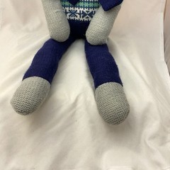 Raccoon Spark Create Imagine Lovey Plush Baby Rattle Holiday Toy 18” Fairisle