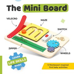 Interactive Travel Busy Board for Toddlers – Supports Early Learning and Play