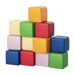 Soft Foam Building Blocks Giant Stacking Toys Toddler Playset Preschool Learning