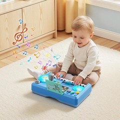 Fisher-Price Laugh and Learn Baby and Toddler Toy Mix and Learn DJ Table Musi