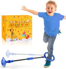 Ankle Skip Ball for Kids – Foldable Flash Wheel Skip Ball, Outside Game Toys …