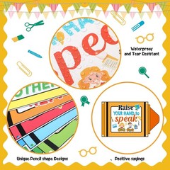 Pajean 10 Pieces Classroom Rules Posters Back to School Classroom Bulletin Bo…