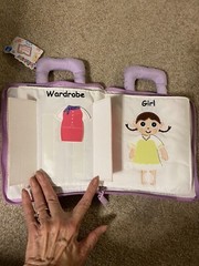 Jollybaby fabric busy book zipper handles NWT