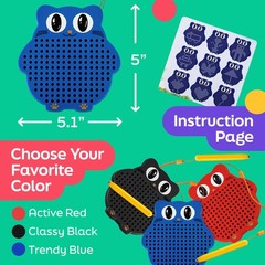 Magnetic Drawing Board for Kids & Toddlers with Beads and Magnet Stylus Pen