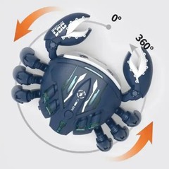 mechanical Atomizing Crab Toy with Spray & Obstacle Avoidance Kids Gift fun game