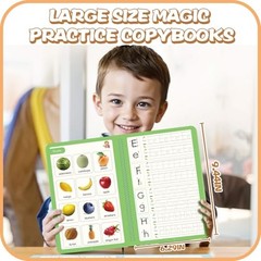 Magic Practice Copybook Set Reusable Writing Books for Kids 5 Pack with Pens